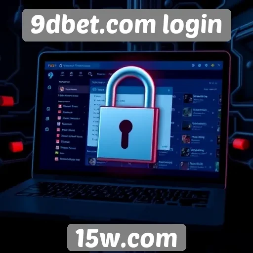 Segurança no login do site 9dbet.com